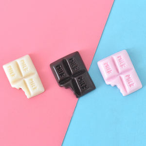 Miniatures de chocolat en résine, breloques alimentaires, cabochons à dos plat pour la décoration de gâteaux et accessoires de photographie - Product Image 2