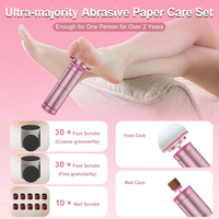 Mini meuleuse de pied de pédicure Portable charge USB dissolvant de callosités électrique fichier de soin des pieds électrique CE ROHS FCC pour une utilisation de voyage
