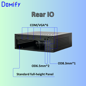 Boîtier de Bureau Vertical Mince K06 <span class=keywords><strong>Mini</strong></span> <span class=keywords><strong>ITX</strong></span> Haute Performance pour PC de Bureau 2,5" 3,5" SSD HTPC CFF <span class=keywords><strong>Rack</strong></span> Petit Ordinateur pour Bureau à Domicile - Product Image 4