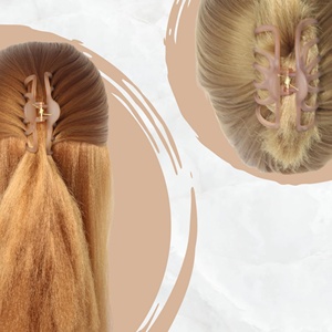 กิ๊บหนีบผมรูปปลาหมึก 8 แฉก สีเจลลี่ ขนาด 8 ซม. สไตล์เกาหลี พลาสติกเงา ดีไซน์เรียบหรู ใส่สบาย บรรจุกล่อง - Product Image 5