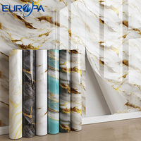 Autocollant mural imperméable auto-adhésif, autocollants muraux décoratifs pour chambre à coucher, feuille murale flexible