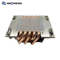 Vente d'usine AMD 2U serveur CPU Coole pour prise SP3 TR4 2U dissipateur thermique actif intégré 4 * caloduc