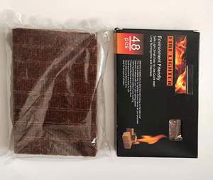 Allumeurs de charbon de bois inflammables pour barbecue, Europe et Amérique, 48 grilles par boîte - Product Image 3