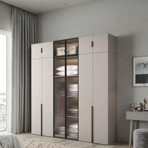 <span class=keywords><strong>Armario</strong></span> <span class=keywords><strong>Blanco</strong></span> para Dormitorio con <span class=keywords><strong>Puerta</strong></span> de Vidrio - Product Image 5