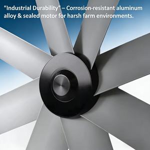 Ventilador Solar Gigante <span class=keywords><strong>de</strong></span> 3 Metros con Panel Solar HVLS, Ventilador <span class=keywords><strong>de</strong></span> <span class=keywords><strong>Techo</strong></span> Grande <span class=keywords><strong>para</strong></span> Exteriores con Control Remoto, <span class=keywords><strong>Ventiladores</strong></span> <span class=keywords><strong>de</strong></span> Ventilación <span class=keywords><strong>para</strong></span> Granjas Avícolas - Product Image 5