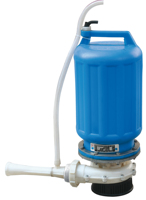 Pompe flottante portable 1 CV avec aérateur à jet multifonctionnel et lumière Futi pour l'irrigation et le drainage, en plastique durable