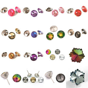 Boutons en cristal <span class=keywords><strong>strass</strong></span> <span class=keywords><strong>de</strong></span> 25mm Boutons <span class=keywords><strong>de</strong></span> tapisserie d'ameublement avec boutons <span class=keywords><strong>de</strong></span> boucle en métal pour coudre la tête <span class=keywords><strong>de</strong></span> <span class=keywords><strong>lit</strong></span> <span class=keywords><strong>de</strong></span> canapé-<span class=keywords><strong>lit</strong></span> - Product Image 1