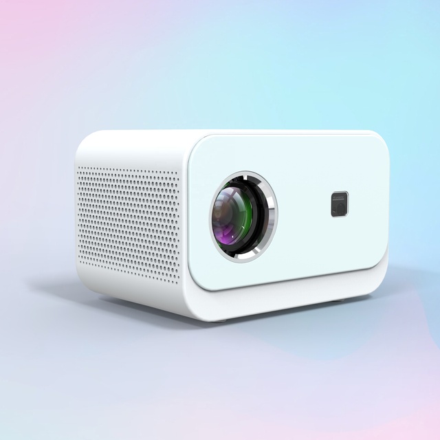 Home Theatre Mini Portable Android Smart Pro Projector 4K LED TV Lumens HDMI AV Video Projector with WiFi Factory Outlet