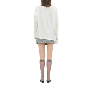 Jupe personnalisée pour femmes, coton de haute qualité, denim vintage bleu clair délavé, mini-jupe pour femmes - Product Image 4