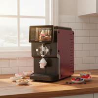 Distributeur automatique intelligent de crèmes glacées, service rapide en 15 secondes, 59 saveurs personnalisables, paiement sans contact pour hôtel