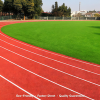 Revêtement en spray pour piste de course de stade, piste d'athlétisme EPDM 400m, coût par mètre carré pour le parc sportif communautaire du Mexique