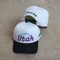 Vente directe d'usine, casquettes de baseball unisexes à visière incurvée, en coton respirant, bicolores, décontractées, sportives, avec logo brodé personnalisé, 5 panneaux