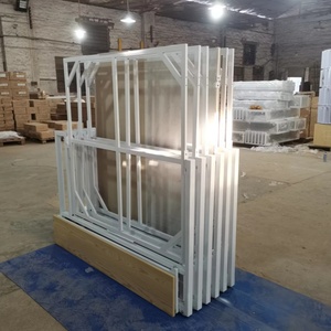 Tầng thường vụ gạch ceramic Rack hiển thị 1200x1200 gạch đá cẩm thạch Showroom lớn Pull-out Kim Loại hiển thị đứng - Product Image 4