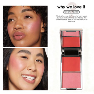 باليت أحمر خدود كريمي وبودرة عالي التصبغ، باليت أحمر خدود مزدوج مخصص، أحمر خدود بعلامة تجارية خاصة - Product Image 4