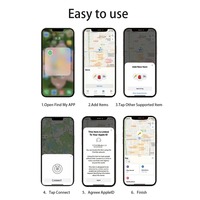 Nouvel Électronique Tendance : Mini Traceur GPS Portable en Temps Réel pour Apple Find My, Localisateur de Bagages, Carte de Suivi de Portefeuille