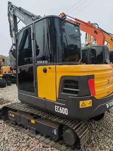 Excavadora Hidráulica Usada VOLVO EC60D Mini de 6 Toneladas, Excavadora de Segunda Mano con Motor y Bomba, 100% Lista para Trabajar, en el Almacén de Shanghái - Product Image 2