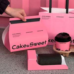 Bolsas de Papel Kraft Personalizadas, Ecológicas, Desechables, Biodegradables y Reciclables con Asas para Pasteles, Postres y Repostería - Product Image 4