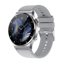 Relojes Inteligentes QW33 de Acero Inoxidable, Pulsera Inteligente con Monitor de Salud, Llamada BT, Impermeable, Pantalla Redonda de 1.28", NFC, Reloj Inteligente 2025