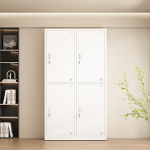 Almirah เหล็กตู้เก็บของเหล็กตู้เก็บของกระจกเหล็กตู้เสื้อผ้า4ประตูเฟอร์นิเจอร์ห้องนอน - Product Image 3