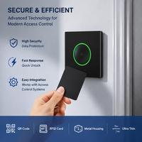 Lector de Tarjetas NFC Wiegand AC8130 al por Mayor con Escáner de Código QR para Sistema de Control de Acceso