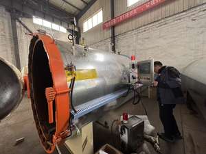 خزان فلكنة بالبخار مع تحميل وتفريغ أوتوماتيكي |   جهاز فلكنة المطاط/البلاستيك بالضغط والحرارة - Product Image 4