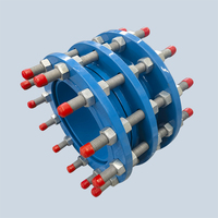 Raccord télescopique en acier au carbone avec tirants pour l'installation de vannes et de pompes