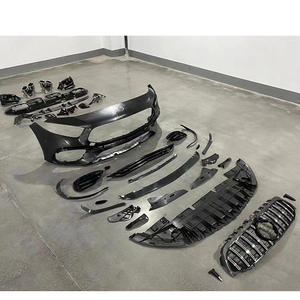 Autopartes A45 <span class=keywords><strong>AMG</strong></span> estilo Bodykit difusor delantero parachoques trasero rejilla cuerpo Kit para <span class=keywords><strong>Mercedes</strong></span> Benz a clase W177 sedanes 2019-2026 - Product Image 4