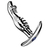 Vente en gros d'un plug anal en acier inoxydable pour femmes et hommes, durable, facile à nettoyer, imperméable