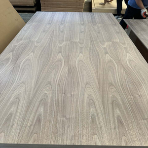 Großhandel ODM 4x8 1220x2440mm E0 E1 CARB P2 Flachgeschnittenes Schwarznuss-Holzmaserung-Sperrholz für Wandverkleidungen Walnuss-Beschichtetes Sperrholz - Product Image 4