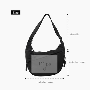 Custom Large Capacity Women's Casual Nylon Hobo <strong>Bag</strong> Fashion Crossbody Messenger with Multi-Pockets Casual Shoulder <strong>Slinger</strong> - Product Image 3