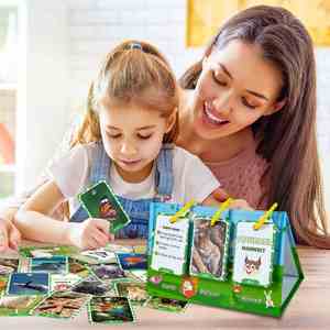 69 Tarjetas de Aprendizaje de Animales Realistas para la Educación Temprana, Interacción Padres-Hijos, Cuadernos de Actividades - Product Image 3