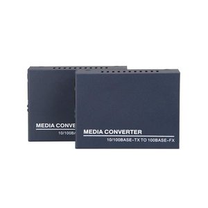 Convertidor de Medios de Fibra Gigabit 1300AB Monomodo, Par de Puertos SC de Fibra Única, 1000Mbps, Alimentación Externa Industrial DC5V TCP - Product Image 1