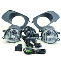 Juego de Faros Antiniebla LED para Toyota Corolla Axio Fielder NZE140 NZE141 2007 a 2011 con Marco y Línea de Grupo