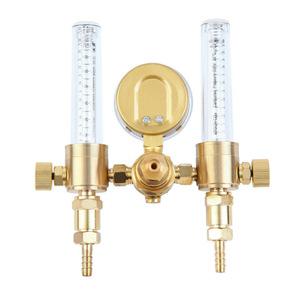 Régulateur de pression de gaz argon avec double débitmètre 0-15 LPM, valve en cuivre pour soudage - Product Image 2