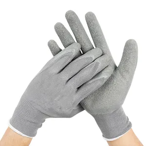 High quality custom nylon wire wrinkle-proof safety wholesale labor insurance handling wear-resistant wire wrinkle gloves