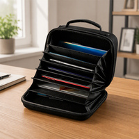 Sac de voyage portable personnalisé pour passeport, grande capacité, multi-couches, rangement pour téléphone portable, étui de transport en Oxford