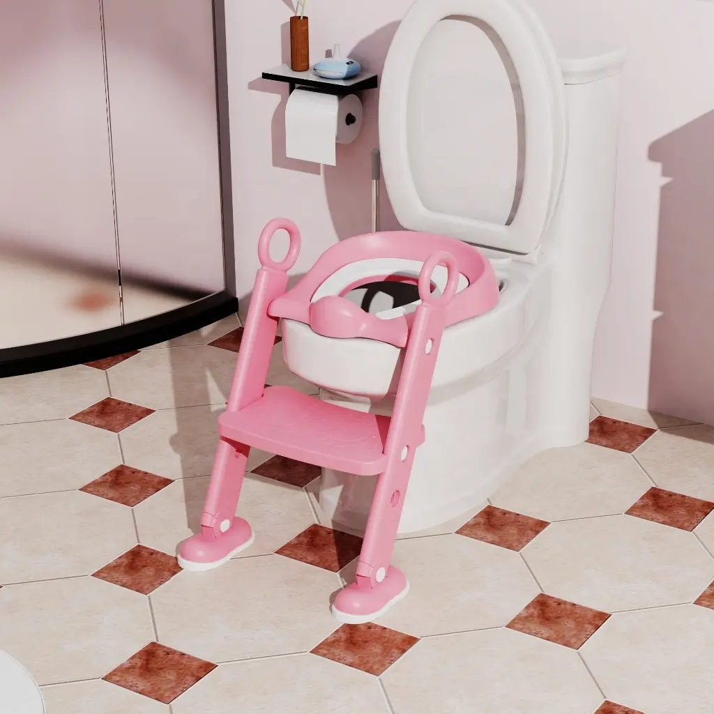 赤ちゃんがはしご付きトイレ製品を使用するようにトレーニングするためのホットベビートイレシート製品
