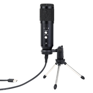 USB Condenser <b>Microphone</b> ML20 <b>Wired</b> Heart Shaped Direction For Computer Gaming Recording Live Streaming Conference - Product Image 1