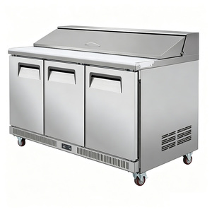 Промышленный холодильный стол NobleSnow SL1800F-3M с <span class=keywords><strong>3</strong></span> дверцами из нержавеющей стали для приготовления пищи - Product Image 4