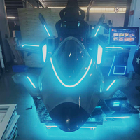Máquina Arcade VR Super Fighter en Inglés, Máquina de Realidad Virtual con Monedas, Máquina VR de Pie