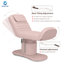 Table et lit de massage électrique de luxe pour salon de beauté, idéal pour les extensions de cils, les soins du visage et le spa – Vente chaude