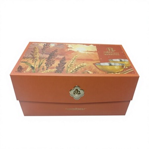 Boîte cadeau alimentaire rigide à fermeture magnétique, boîte en carton personnalisée en forme de livre pour noix, fruits secs, cadeau de fête avec insert en mousse, OEM - Product Image 3