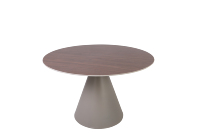 Combinaison table et chaises de salle à manger ARDOISE de luxe légère Table à manger ronde nordique de style italien moderne et minimaliste