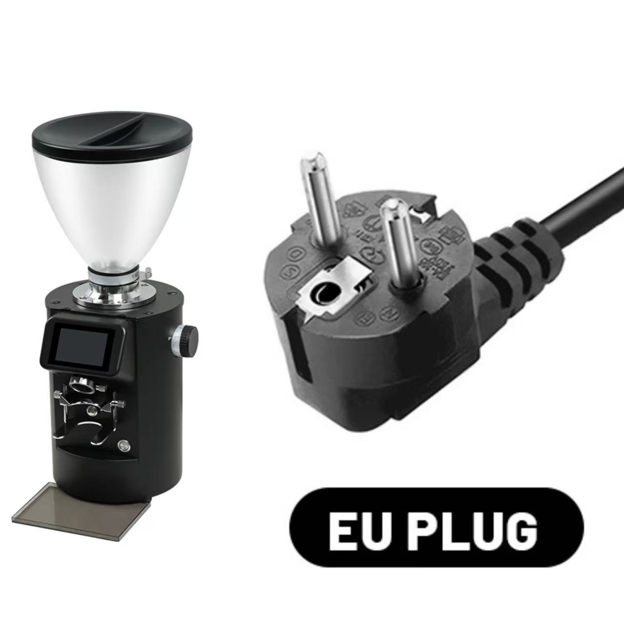 Prise européenne noire