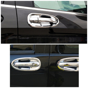 Cubierta Protectora Plateada Brillante para Manija de Puerta de Coche para <span class=keywords><strong>Mercedes</strong></span> <span class=keywords><strong>Benz</strong></span> <span class=keywords><strong>Vito</strong></span> V220 Clase V Metris W447 2017 2018 2019 2020 2021 2022 - Product Image 3