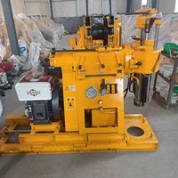 Foreuse hydraulique portable diesel QIYUN XY-1 à bas prix avec pompe à moteur et boîte de vitesses, profondeur maximale de 600 m pour le forage de puits d'eau