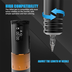Máquina de Tatuar Inalámbrica con Carrera Ajustable de 2.7-4.5mm, Motor de 12000 RPM, Pistola Rotativa para Tatuajes, Suministros para Arte Corporal - Product Image 3