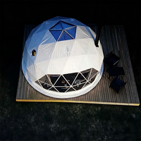 Tente dôme géodésique de luxe pour glamping, 5-10m, imperméable et isolée, pour hôtel, complexe hôtelier, extérieur