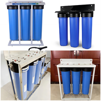 Système de filtration d'eau en ligne en acier inoxydable de 20 pouces Big Blue avec média filtrant PP pour usage domestique et extérieur en Australie