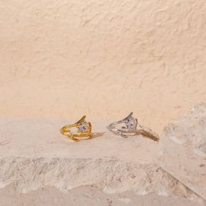 Chris April 925 Sterling Bạc 5A + cubic zircon chi nhánh hạt Nhẫn - Product Image 2